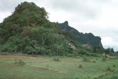 Limestone lumps near Tha Khek