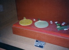 The Great Helmsman's ping-pong paddles